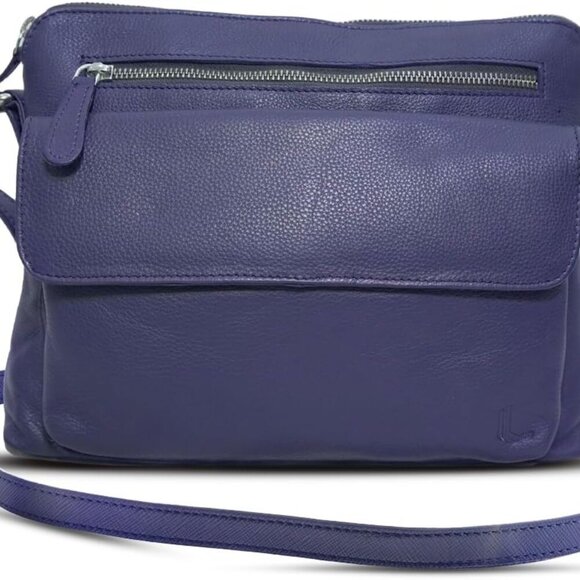 Handbags - Genuine Leather Crossbody Bag for Women – Medium Size Leathure Purse, Stylish an